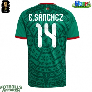 Mexiko Erick Sanchez #14 Hemmatröja VM 2026 Kortärmad